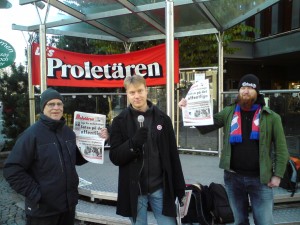 091031-1 Torgmöte med proletärenförsäljning